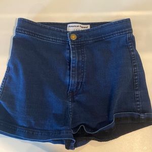 american apparel jean shorts